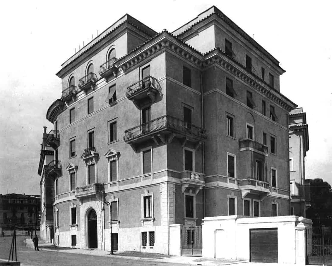 Centro uffici Roma Parioli Via Lima 7 nel 1930